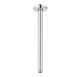 12″ Ceiling Shower Arm Round – Polished Chrome