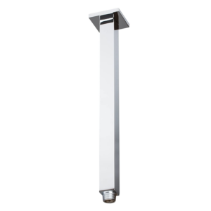 12″ Ceiling Shower Arm Square – Polished Chrome