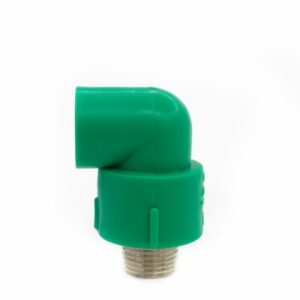 Blue PPR external threaded elbow