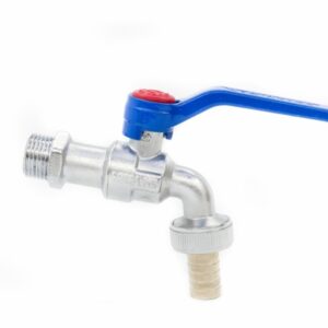 Chrome plated MIHA copper garden faucet - Export