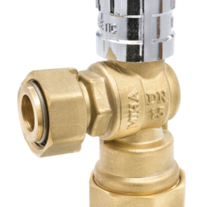 Co-conjugate angle valve with 1-way locking arm from MIHA - PN16