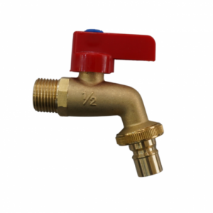 Copper washing machine faucet MIHA - PN16 (New design)