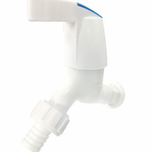 MH Ceramic handle plastic faucet with plastic hose connection