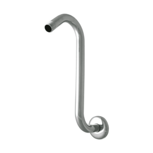 S Style Shower Arm – Brushed Finish